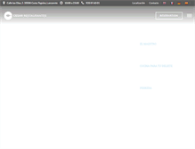Tablet Screenshot of cesarrestaurantes.com